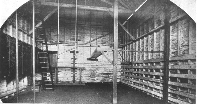 Gymnasium Interior, circa 1911.